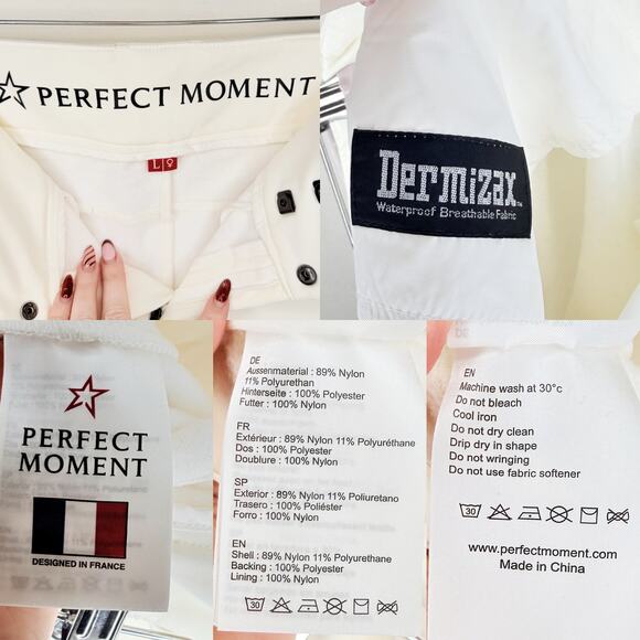 NWOT Perfect Moment Chevron Flare Aurora Gradient Rainbow High Waist Snow Pants - Picture 12 of 15